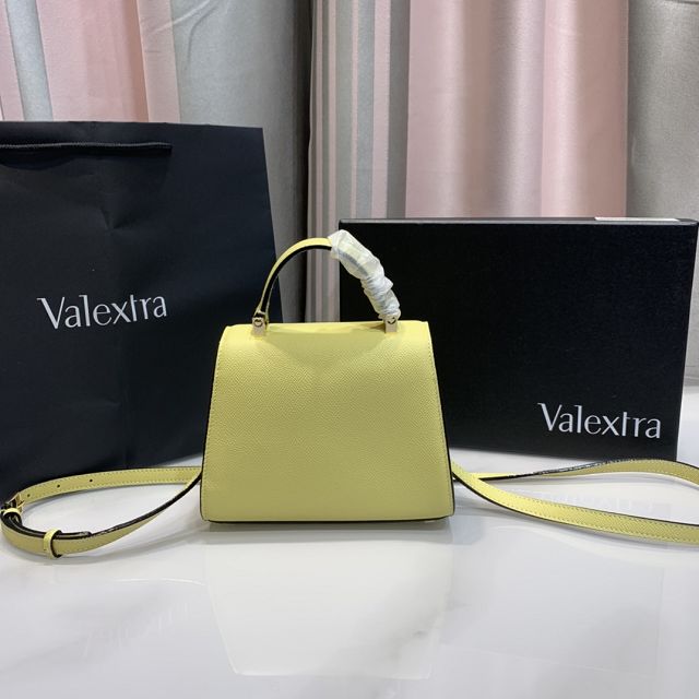 Valextra original calfskin iside nano bag 21028 yellow