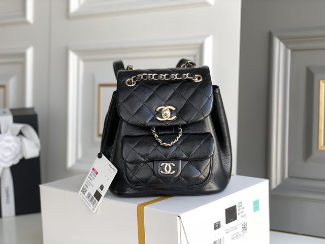 CC original calfskin mini backpack AS2908 black