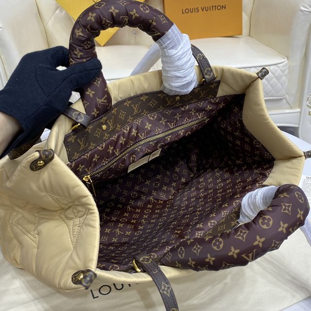 Louis vuitton original econyl onthego gm M59007 beige