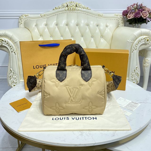 Louis vuitton original econyl speedy 25 M59009 beige