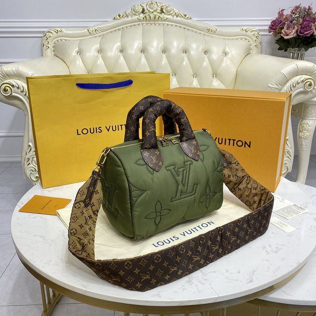 Louis vuitton original econyl speedy 25 M59009 green