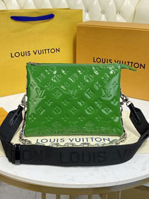 2023 Louis vuitton original vernis leather coussin pm bag M57790 green