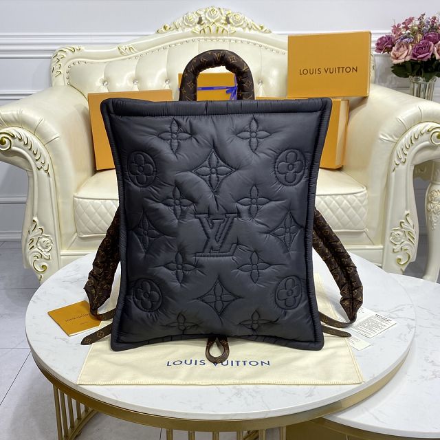 Louis vuitton original econyl pillow backpack M58981 black