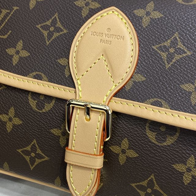 Louis vuitton original monogram canvas diane satchel M45985 