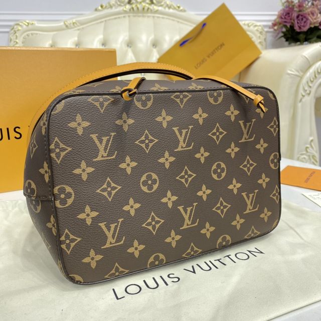 Louis vuitton original damier ebene neonoe bag N40214 yellow