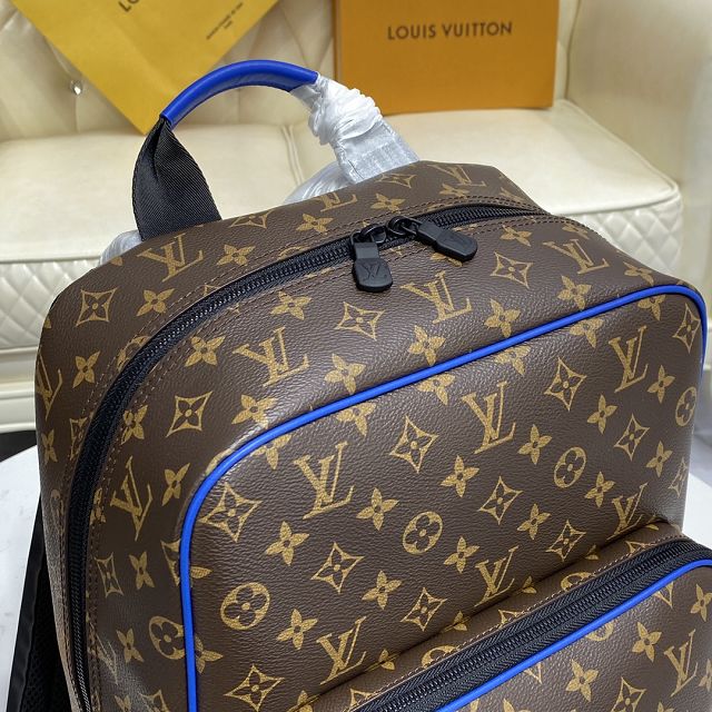 Louis vuitton original monogram canvas dean backpack M45867 blue