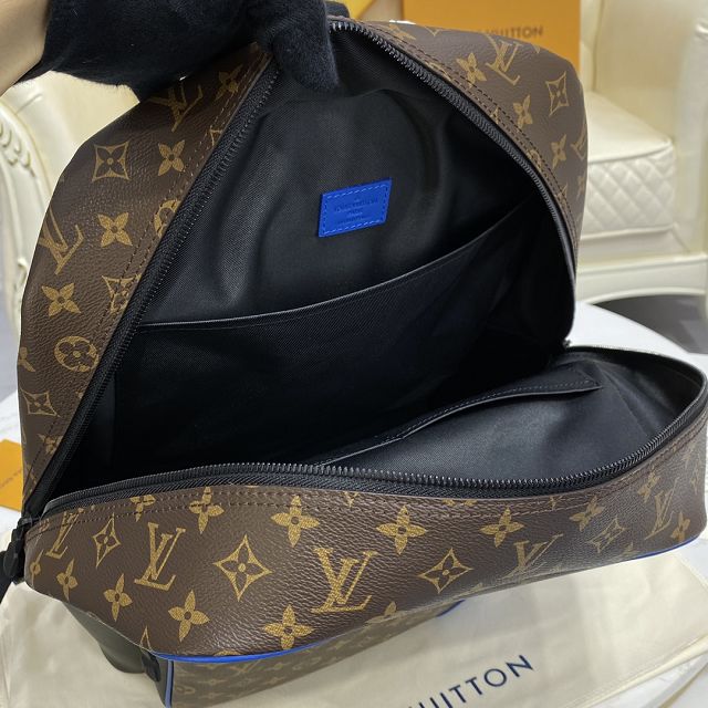 Louis vuitton original monogram canvas dean backpack M45867 blue