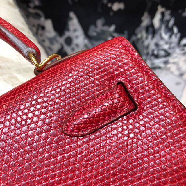 Hermes handmade original lizard leather kelly bag LK350 