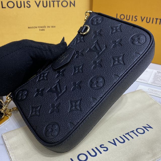 Louis vuitton original calfskin easy pouch M80349 black