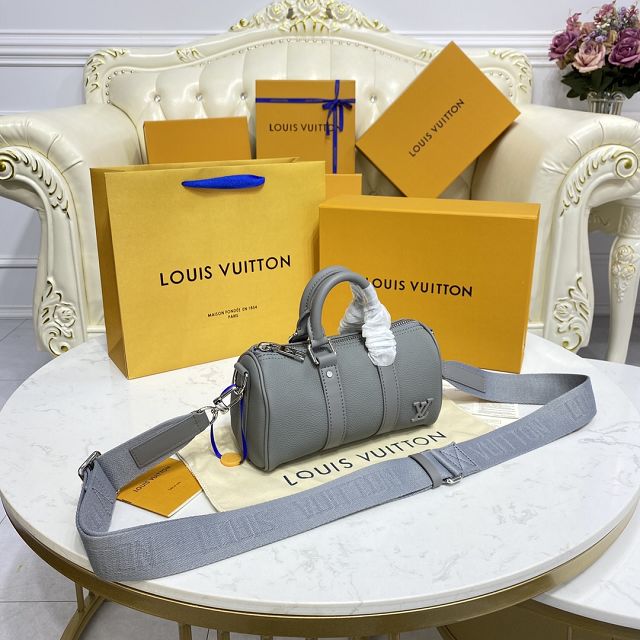 Louis vuitton original calfskin keepall XS bag M80950 grey