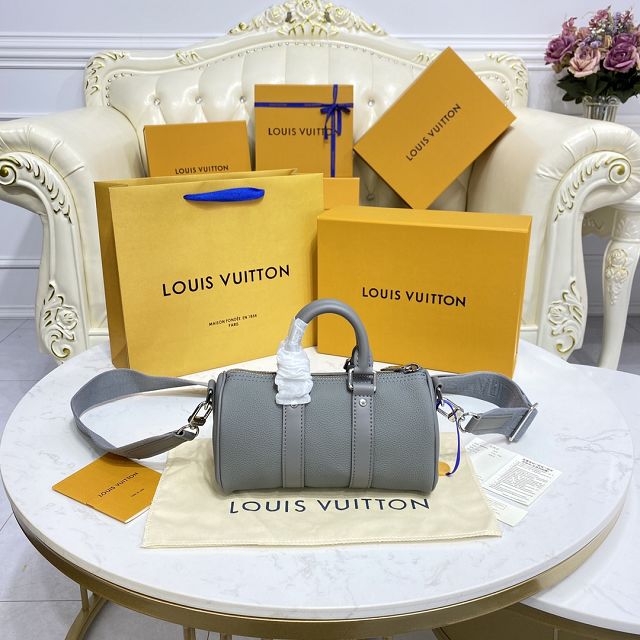 Louis vuitton original calfskin keepall XS bag M80950 grey