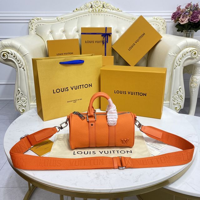 Louis vuitton original calfskin keepall XS bag M80950 orange