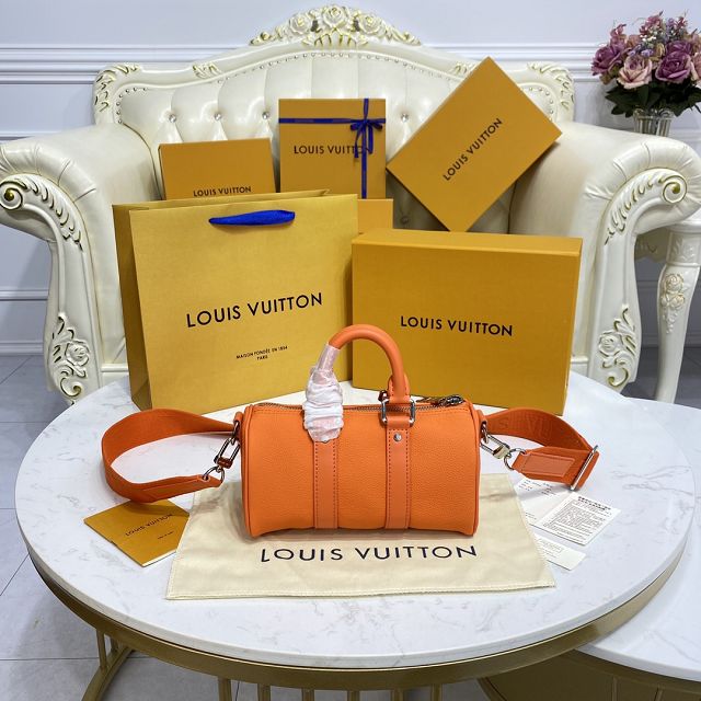 Louis vuitton original calfskin keepall XS bag M80950 orange