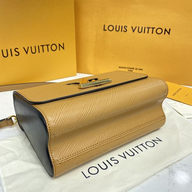 Louis vuitton original epi leather twist mm M50282 apricot