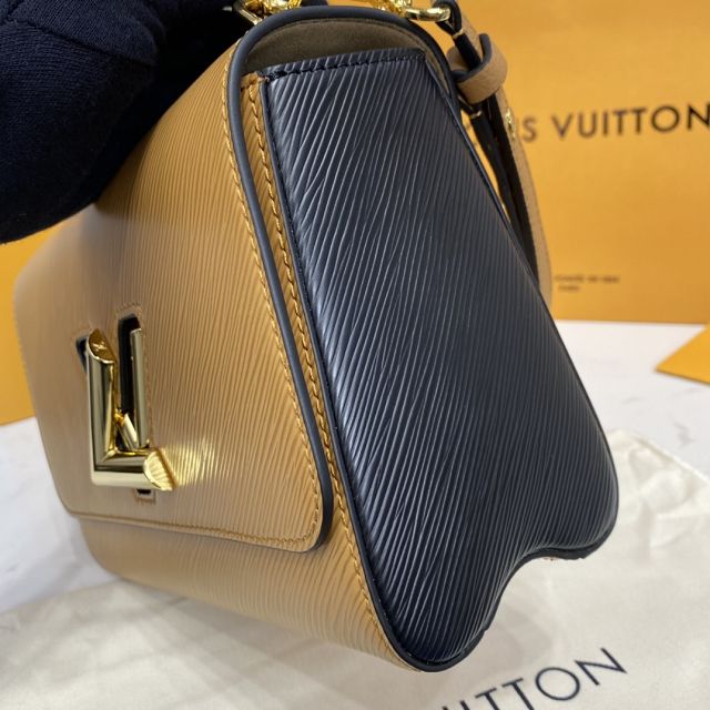 Louis vuitton original epi leather twist mm M50282 apricot