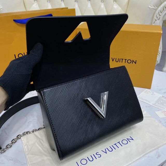 Louis vuitton original epi leather twist mm M50282 black