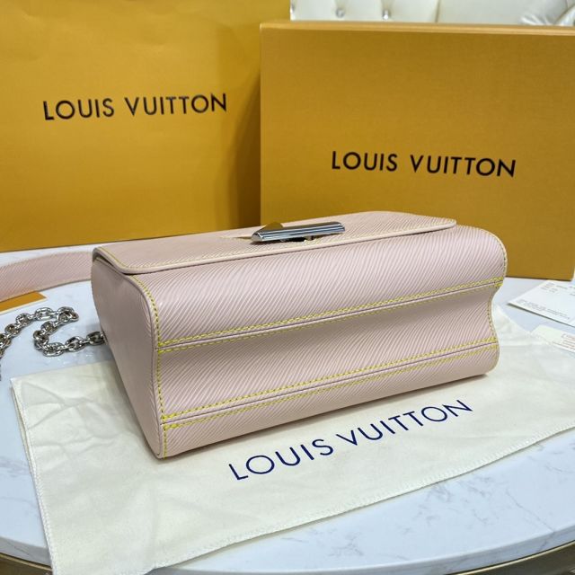 Louis vuitton original epi leather twist mm M50282 pink