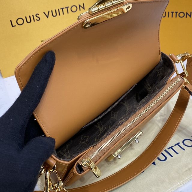 2022 Louis vuitton original calfskin swing handbag M20396 brown