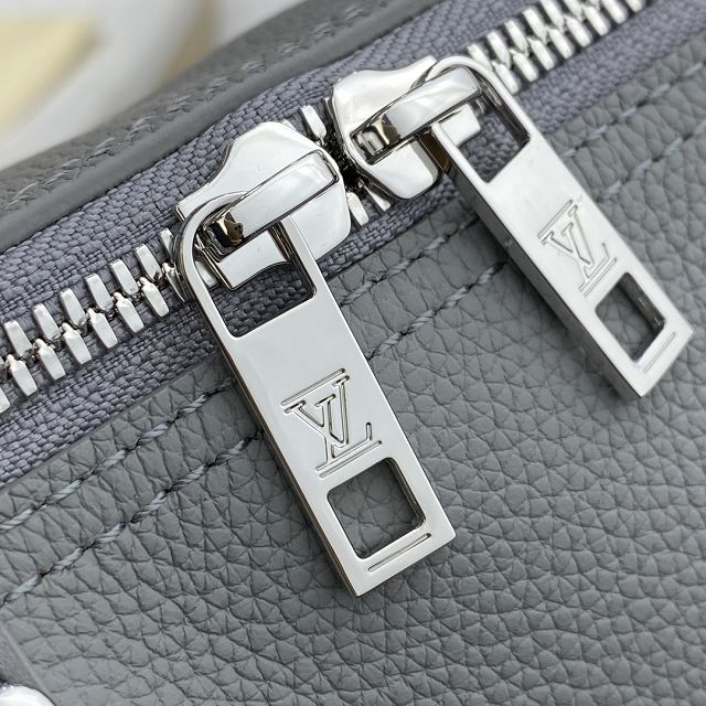 Louis vuitton original calfskin keepall city bag M57082 grey