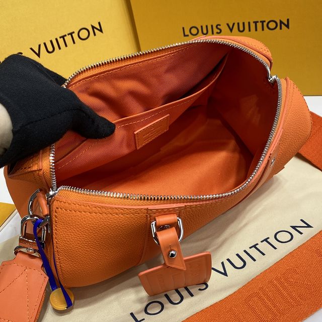 Louis vuitton original calfskin keepall city bag M57082 orange