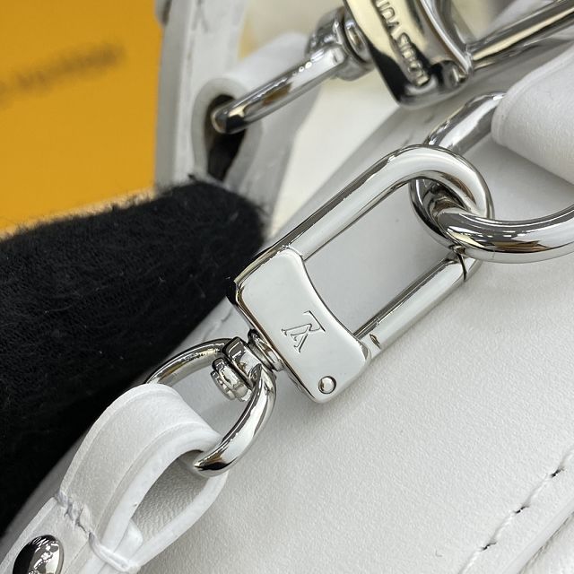 2022 Louis vuitton original calfskin swing handbag M20395 white