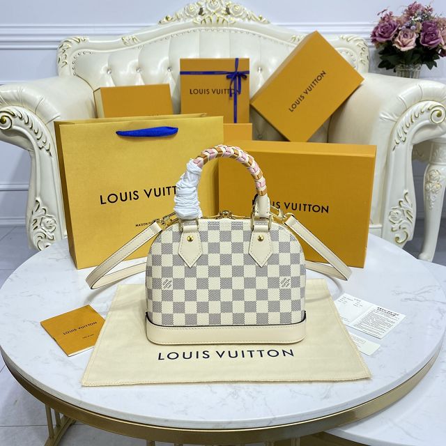 2022 Louis vuitton original damier azur alma BB N45294 