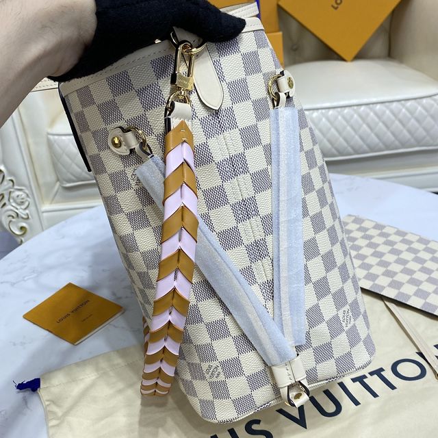 2022 Louis vuitton original damier azur neverfull mm N45295