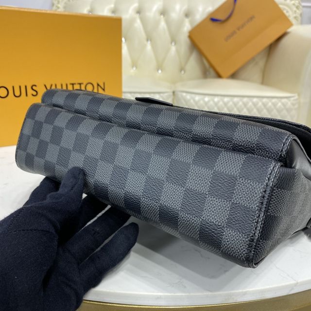 Louis vuitton original damier graphite district messenger bag mm N40418