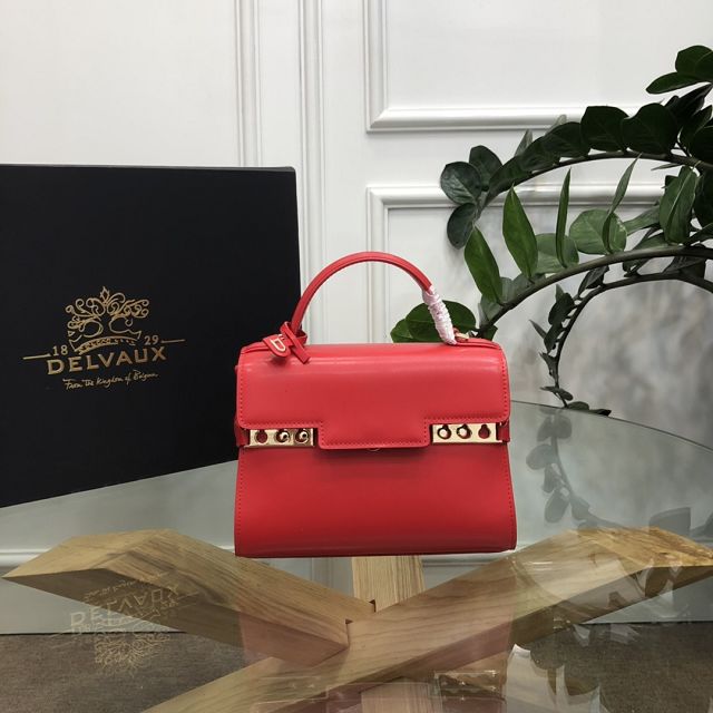 Delvaux original box calfskin tempete pm bag AA0505 red