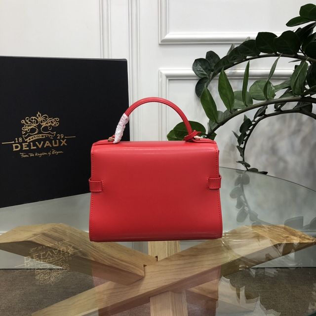 Delvaux original box calfskin tempete pm bag AA0505 red