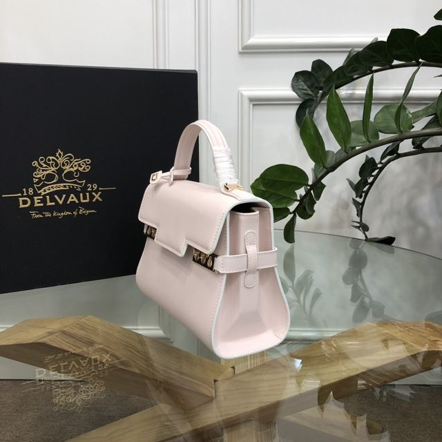 Delvaux original box calfskin tempete pm bag AA0505 white