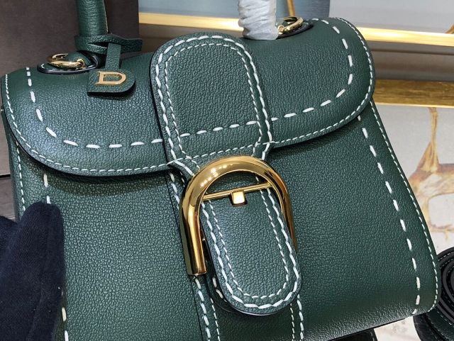 Delvaux original grained calfskin brillant mini bag AA0406 emerald green