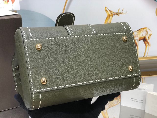 Delvaux original grained calfskin brillant mini bag AA0406 khaki green