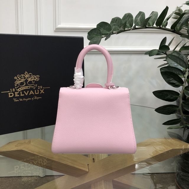 Delvaux original grained calfskin brillant mini bag AA0406 pink