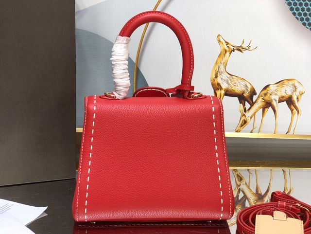 Delvaux original grained calfskin brillant mini bag AA0406 red