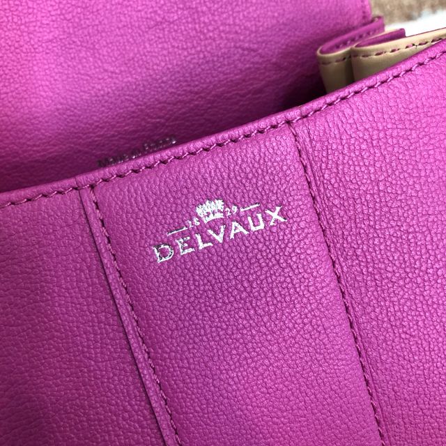 Delvaux original grained calfskin brillant mini bag AA0406 rose magnolia