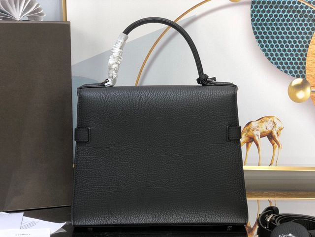 Delvaux original grained calfskin tempete medium bag AA0562 black