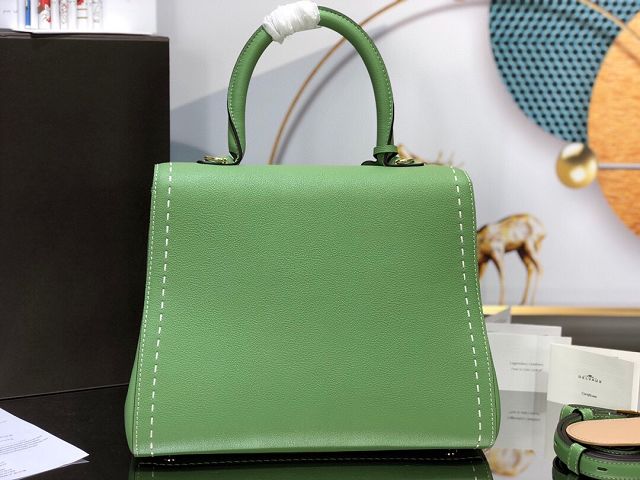 Delvaux original grained calfskin brillant bag MM AA0555 vert criquet