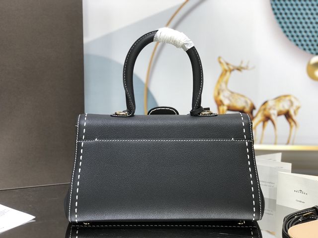 Delvaux original grained calfskin brillant small bag AA0417 black