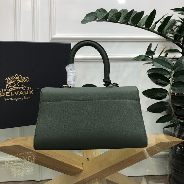 Delvaux original grained calfskin brillant small bag AA0417 green&khaki