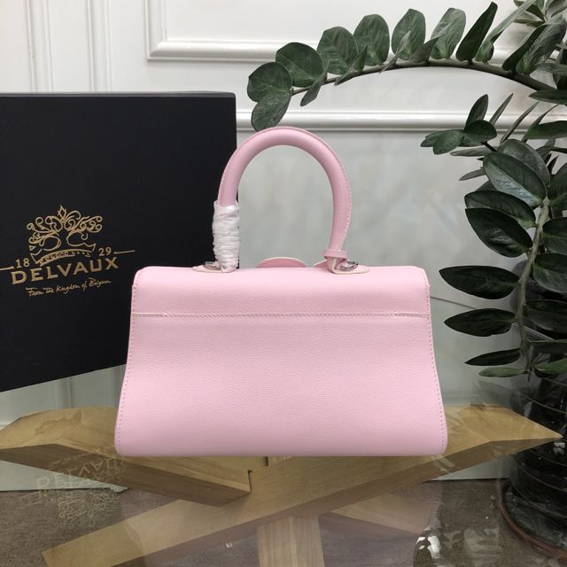 Delvaux original grained calfskin brillant small bag AA0417 pink