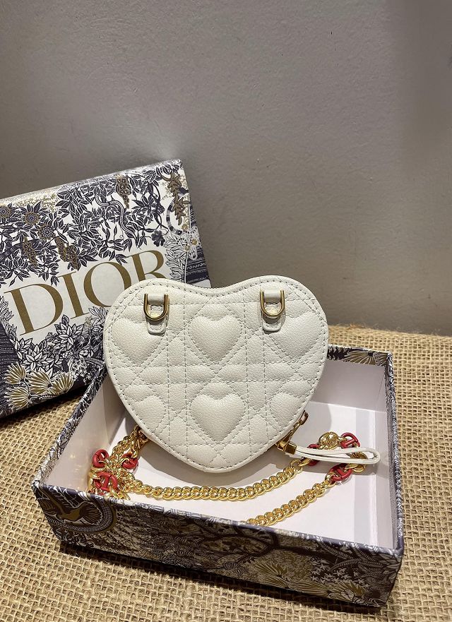 Dior original lambskin caro chain pouch S5097 