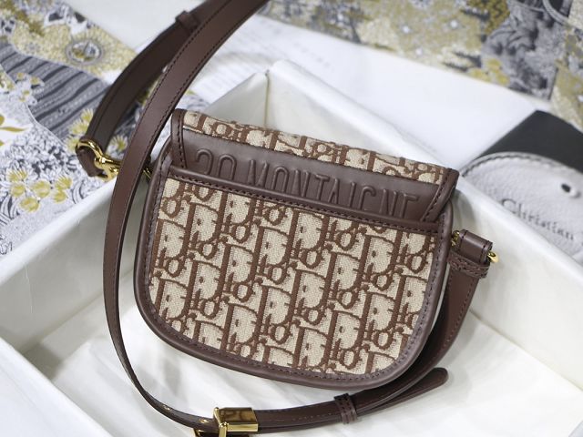 Dior original canvas small bobby bag M9317 brown