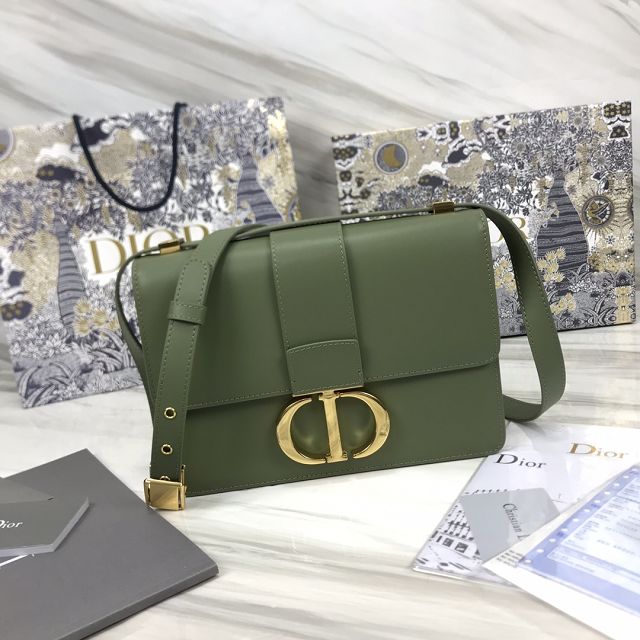 Dior original smooth calfskin 30 montaigne bag M9203 green