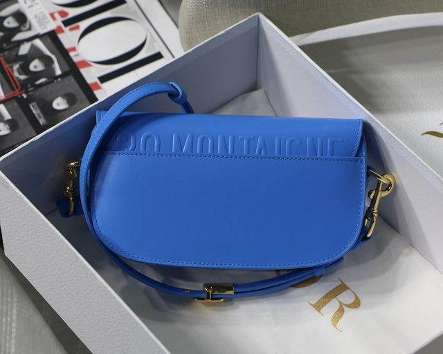 Dior original box calfskin bobby east-west bag M9327 blue