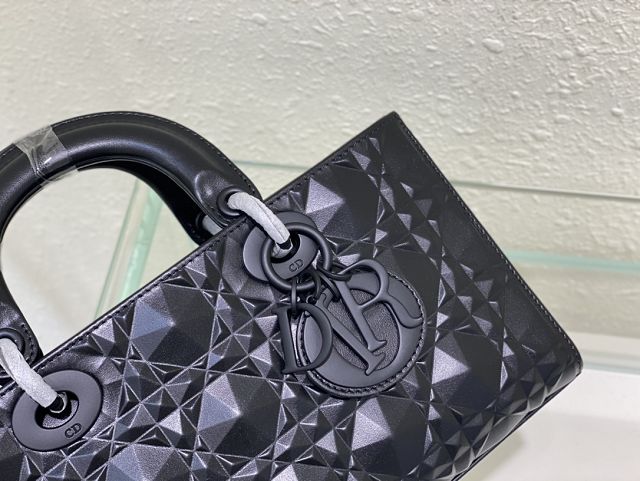 Dior original calfskin lady D-Joy bag M0540 black