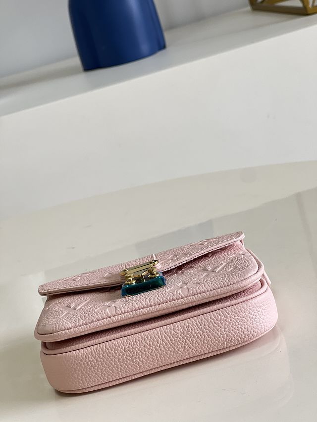 Louis vuitton original calfskin micro metis pochette M81389 pink