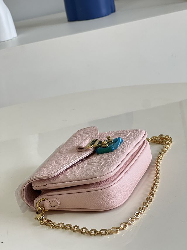 Louis vuitton original calfskin micro metis pochette M81389 pink