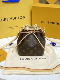 Louis vuitton original monogram canvas nano noe bag M41346