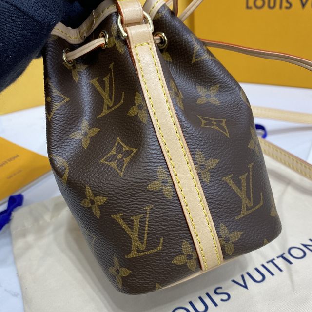 Louis vuitton original monogram canvas nano noe bag M41346